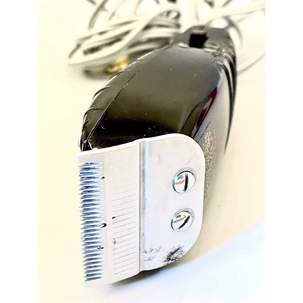 Vintage 1950s Raycine Clipper Gold Label 600 w/ Instructions Warranty Box Barber